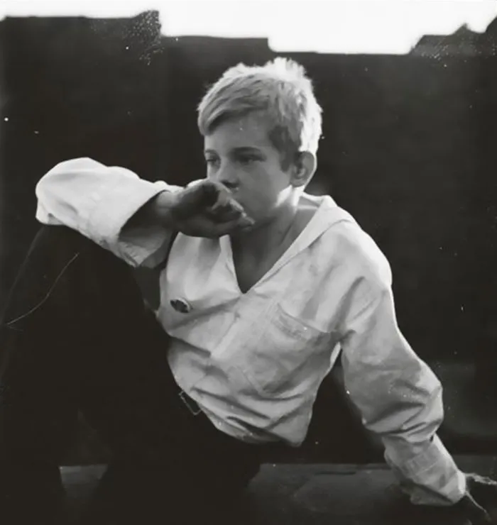 Shoe Shine Boy, Portrait Of Mickey, 1947