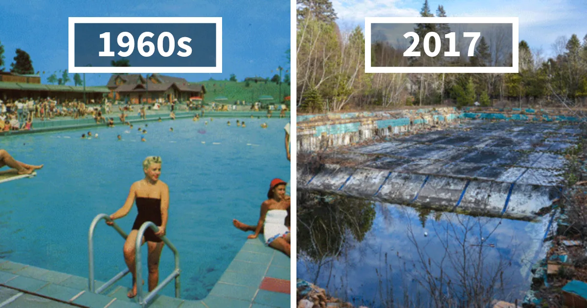 Este fotógrafo encuentra localizaciones de postales de los años 60 para ver el aspecto que tienen hoy, la diferencia es increíble
