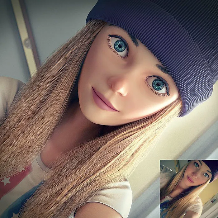 Artist Turns People Into 3D Pixar-Like Characters And You Can Become One Too
