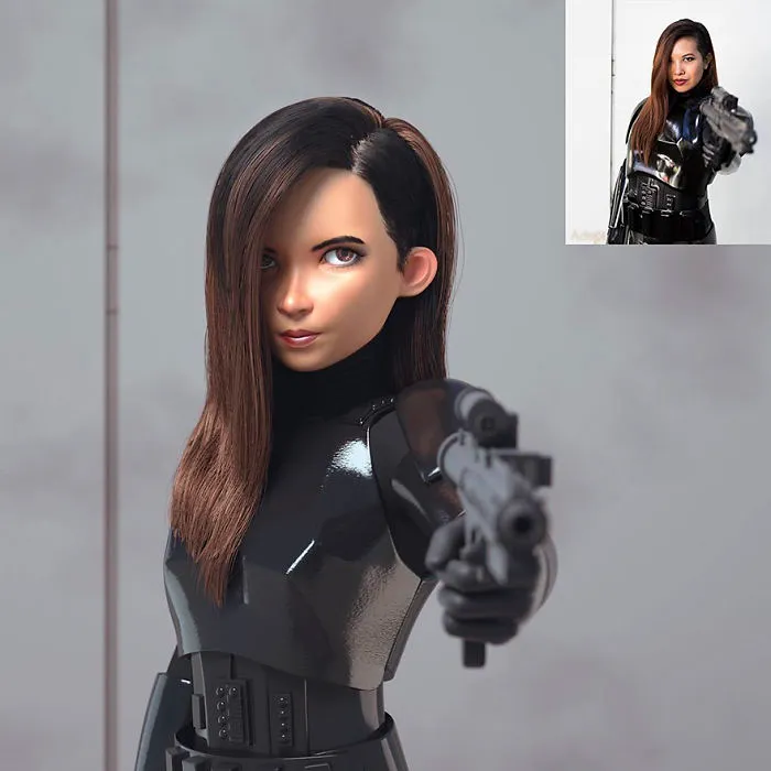 Este artista transforma a la gente en personajes 3D como los de Pixar, y tú también puedes ser uno de ellos