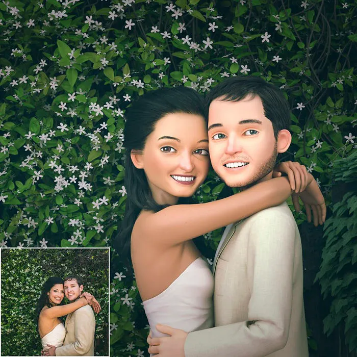 Este artista transforma a la gente en personajes 3D como los de Pixar, y tú también puedes ser uno de ellos