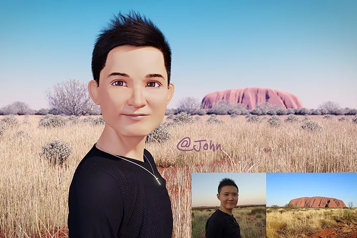 Este artista transforma a la gente en personajes 3D como los de Pixar, y tú también puedes ser uno de ellos
