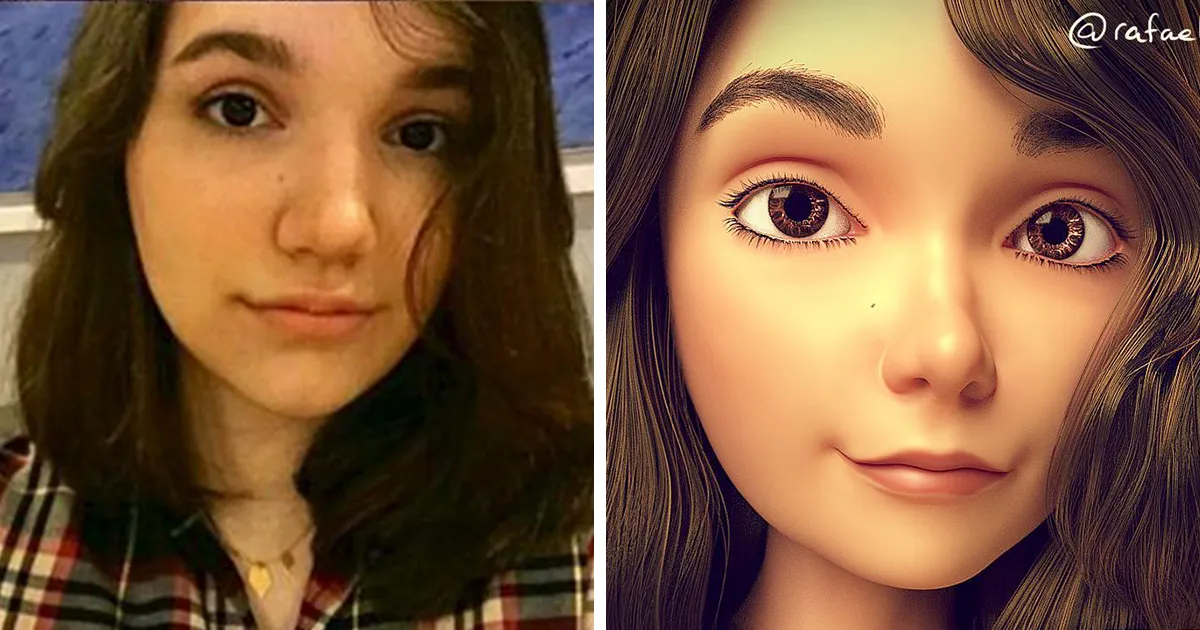 Este artista transforma a la gente en personajes 3D como los de Pixar, y tú también puedes ser uno de ellos