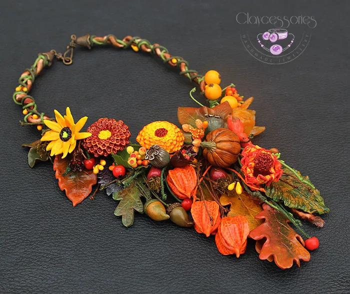 I Use Polymer Clay To Create Autumn-Inspired Jewellery
