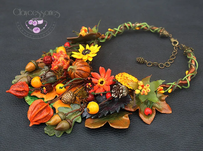 I Use Polymer Clay To Create Autumn-Inspired Jewellery