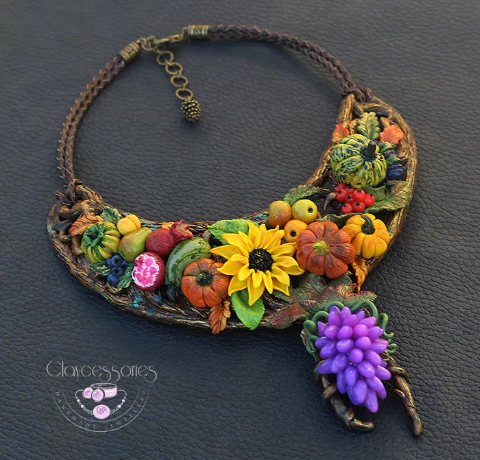 I Use Polymer Clay To Create Autumn-Inspired Jewellery