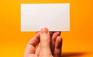 My New Creative Business Card Is Entirely Blank