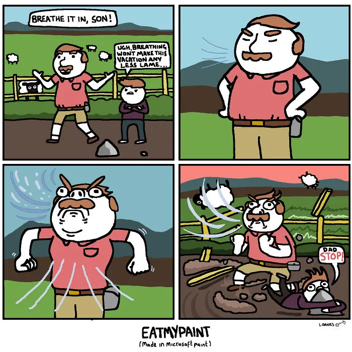 34 Comics That I Made In Microsoft Paint