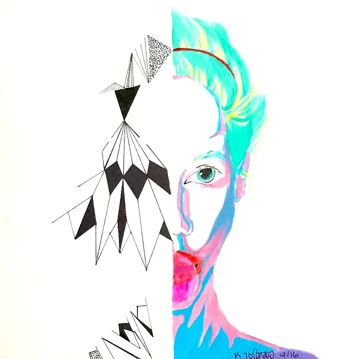 I Show A Distinctive Symmetrical Side Of The World And Allow Viewers To Appreciate My Drawings And Paintings With A Twist Of Unpredictable Lines That Go Out Of Proportion To Complete The My Work.