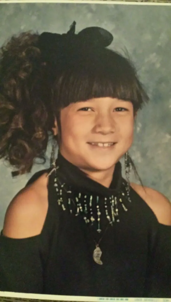 10 Yo  (i Think) Wore Mom's Shirt For Pic Day, Was Asked If I Could Afford Shoulders On Shirt