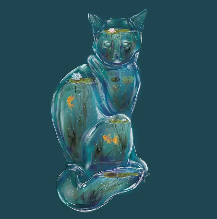 I Draw Animals As Beautiful Glass Terrariums