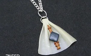 I Made This Deathly Hallows Inspired Charm Out Of Polymer Clay!