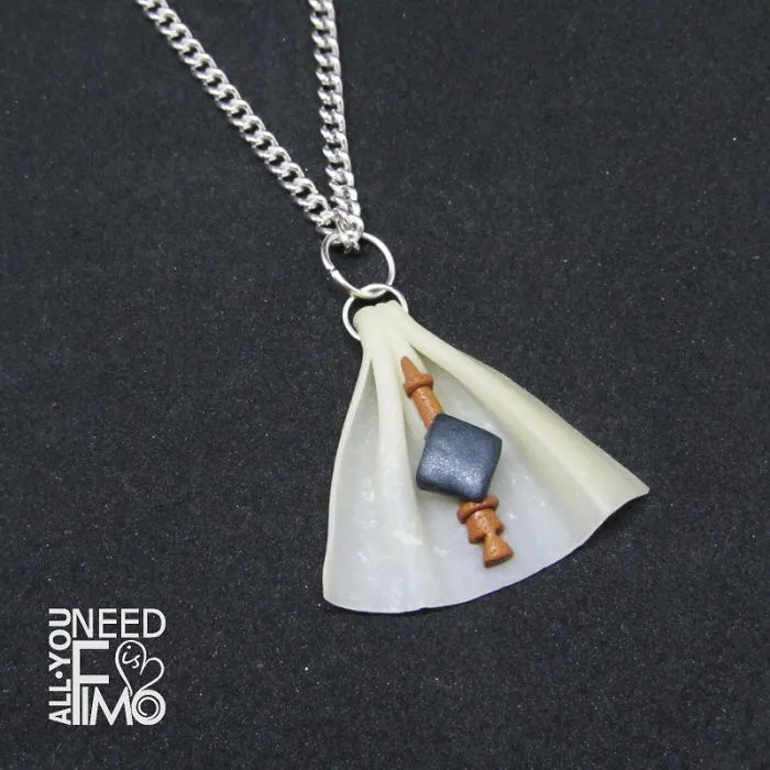 I Made This Deathly Hallows Inspired Charm Out Of Polymer Clay!