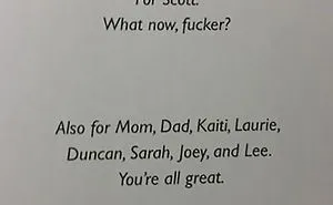 57 Times Writers Took Book Dedications To Another Level