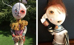 12-Year-Old Boy Creates Creepy Sculptures Using Found Materials, And They're Surprisingly Awesome