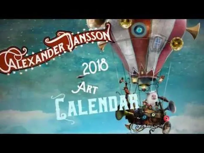 I Made An Amazing Fantasy Art Calendar For 2018!