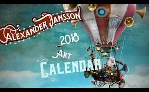 I Made An Amazing Fantasy Art Calendar For 2018!
