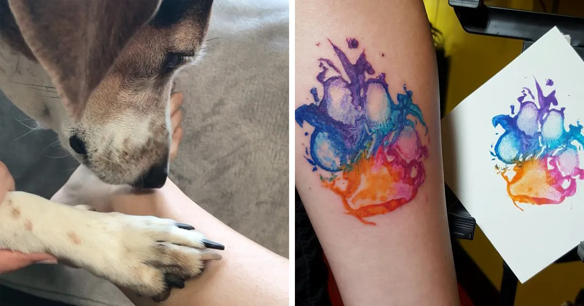 Dog Paw Prints Make The Most Pawesome Tattoos Ever, And Here's The Proof (66 Pics)
