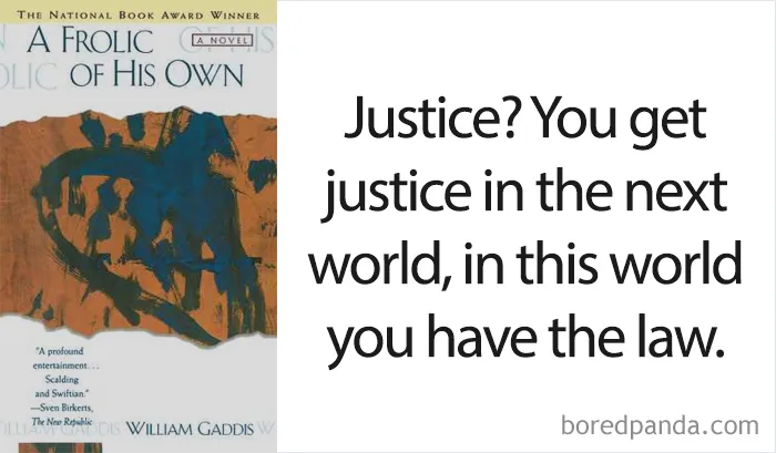 'A Frolic Of His Own' By William Gaddis