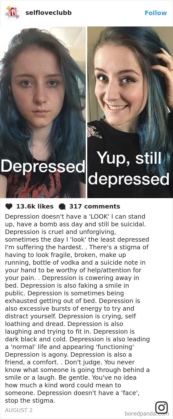 47 Photos That Prove Depression Symptoms Have No Face