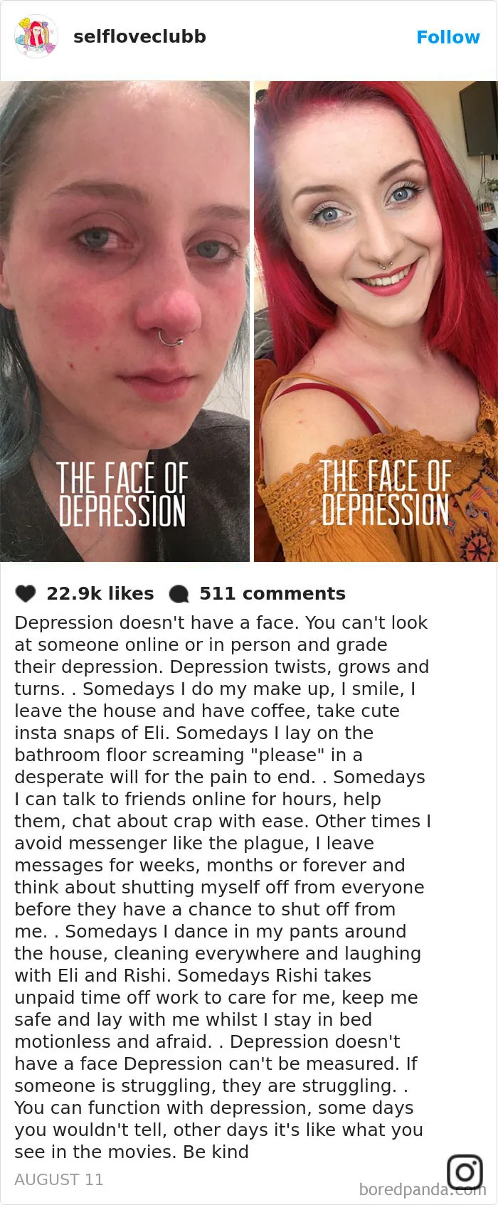47 Photos That Prove Depression Symptoms Have No Face