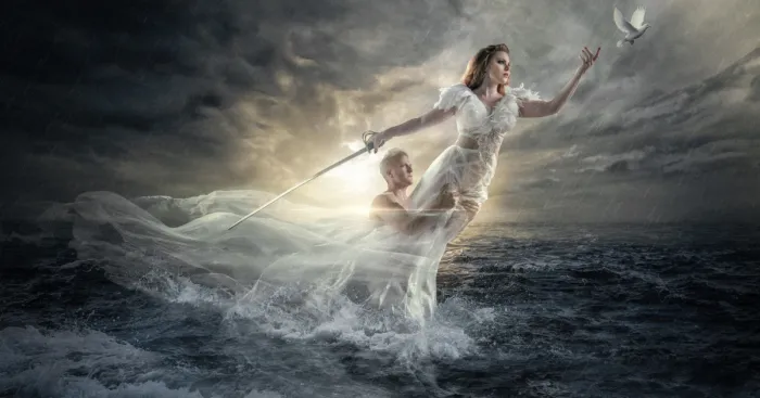 I Turned The Idea Of A Stormy Relationship Into Digital Art