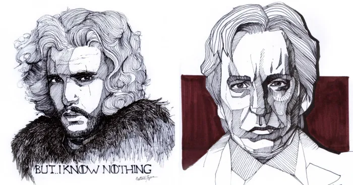 I Spent My Summer Illustrating Different Portraits Of Famous Characters