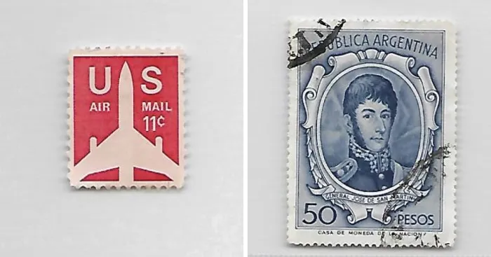 Old Stamps Found At Grandpa's Home From All Over The World (60's & 70's)