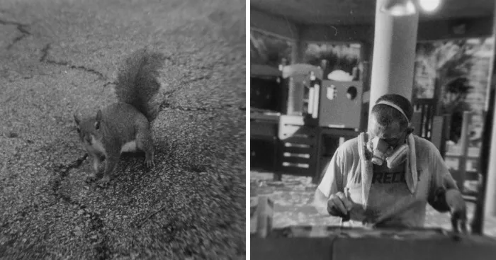 I Took Pictures Of My Negatives With An Iphone And A Clip-On Macro Lens And Got A Pretty Cool Effect