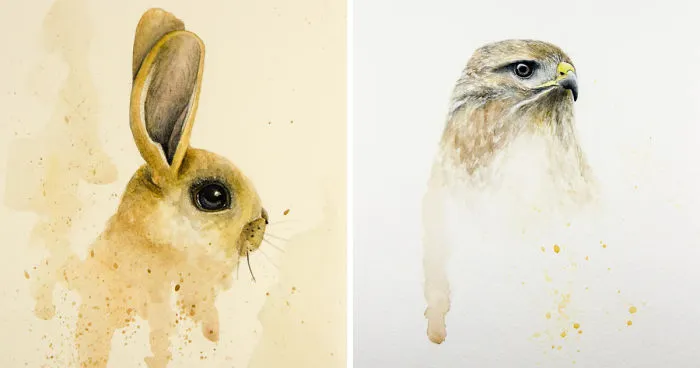 My First Watercolor Paintings