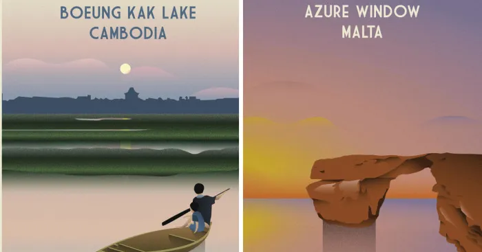 We Created Illustrations Of Destinations That No Longer Exist