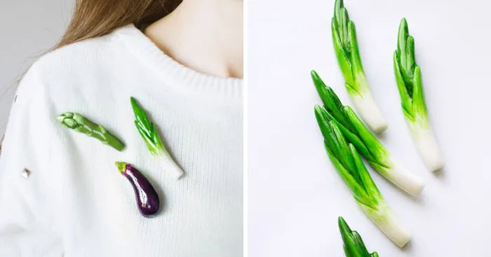 Something About Fruits And Vegetables Brooches, About Us And Creating