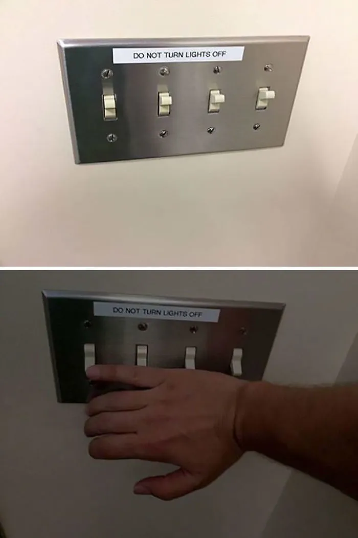 Do Not Turn Lights Off
