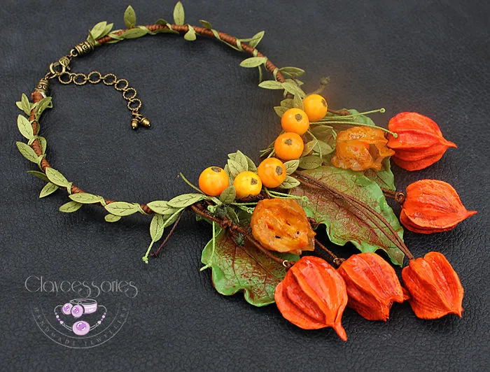 I Use Polymer Clay To Create Autumn-Inspired Jewellery