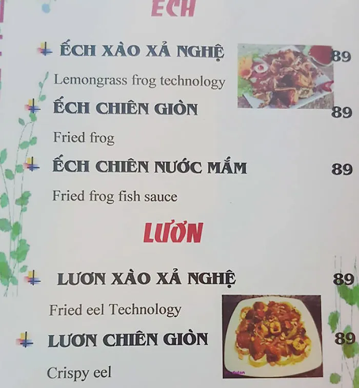 You Won\'t Believe These Hilarious Food Translation Fails Featuring Frogs and Eels