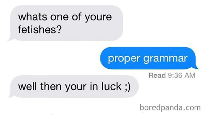 Proper Grammar