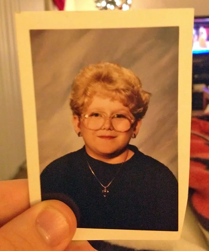 Mi esposa de niña parecia una señora sexagenaria