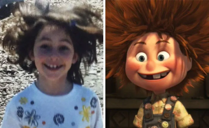 Found An Old Picture My Girlfriend, She Used To Look Identical To The Girl From "Up"