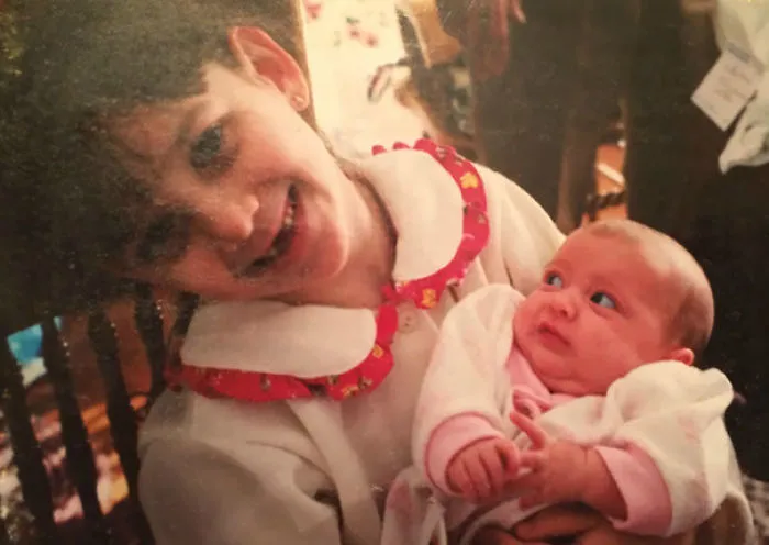 Found This Picture Of My Girlfriend And Her Little Sister Today