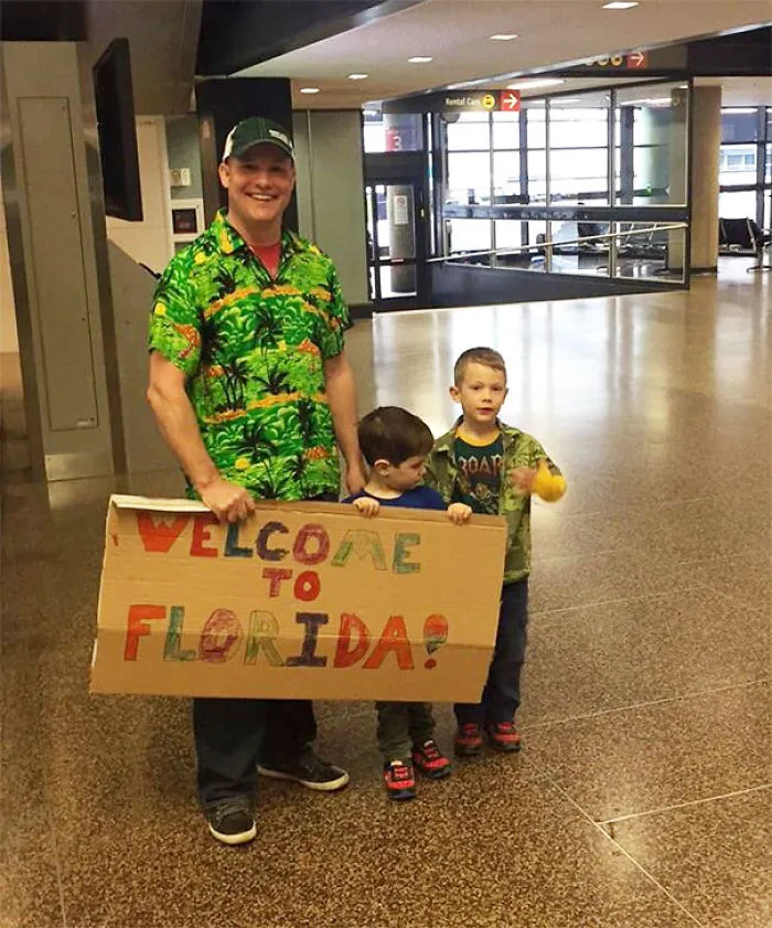 This Family At The Seattle-Tacoma International Airport