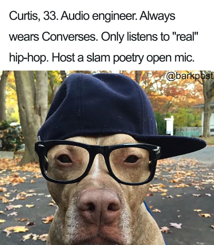 Funny Dog Bios
