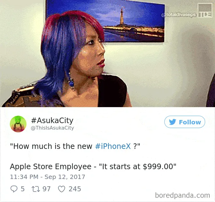 53 Of The Funniest Reactions To New iPhone X That Apple Fans Probably Won’t Like