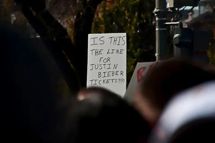 He Just Wanted Tickets To JB