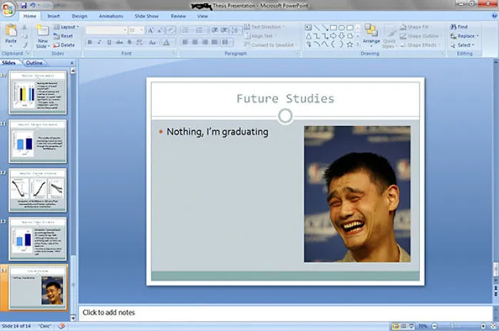Funny presentation about future studies