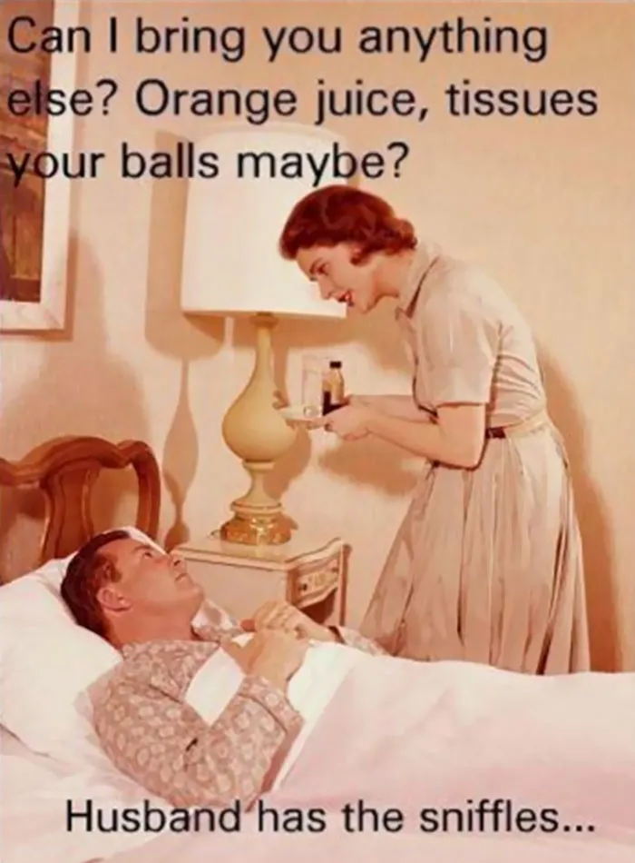 45 Hilarious Posts About Husbands Who Catch A Cold And Think They're Dying