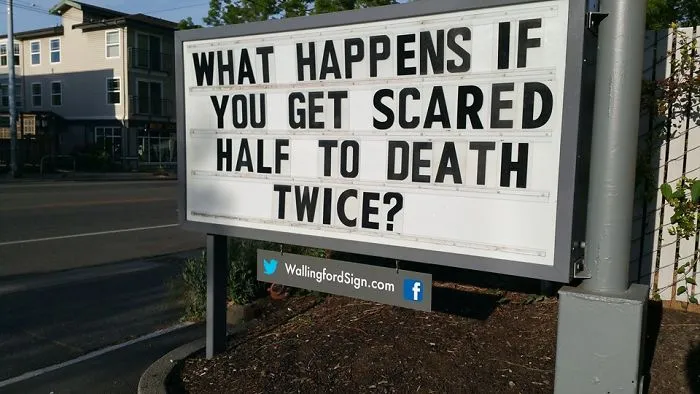 Local Gas Station Makes Whole Town Laugh Every Day With The Funniest Signs Ever