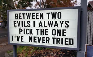 Local Gas Station Makes Whole Town Laugh Every Day With The Funniest Signs Ever