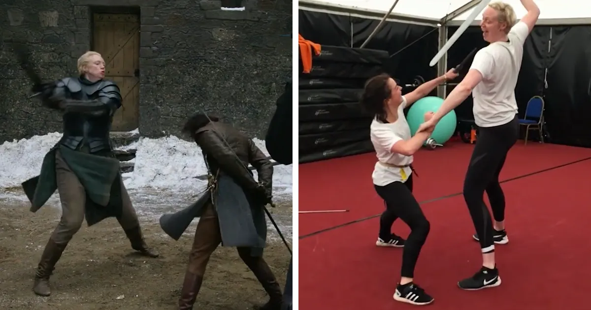 Arya (1,55) VS Brienne (1,91): Este vídeo tras las cámaras muestra lo increíbles que son en realidad