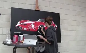 I Paint Realistic Automotive Art