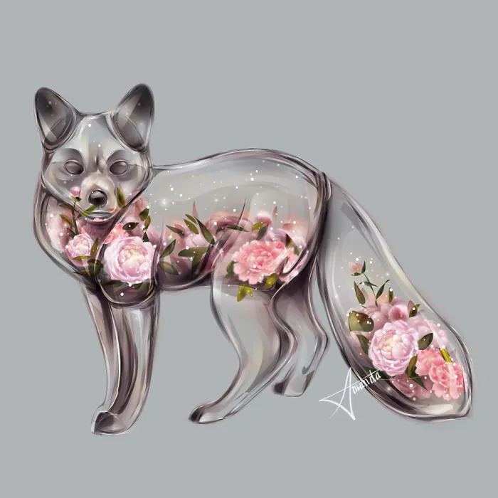 I Draw Animals As Beautiful Glass Terrariums
